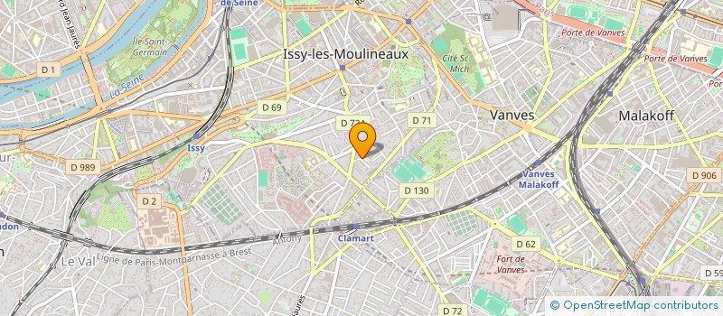 localisation de l'entreprise MONSIEUR LAURENT CHIVOT à ISSY-LES-MOULINEAUX