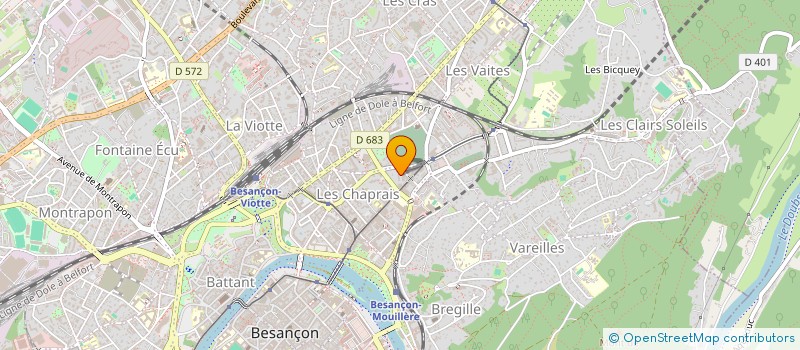 localisation de l'entreprise MONSIEUR LAURENT CHOFFET à BESANCON