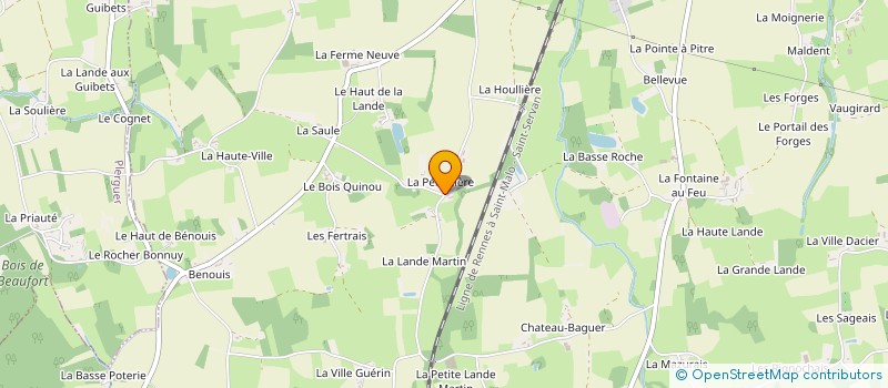 localisation de l'entreprise MONSIEUR LAURENT CHOPIN  BAGUER-MORVAN