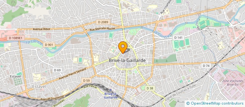 localisation de l'entreprise MONSIEUR LAURENT CHOQUEL à BRIVE-LA-GAILLARDE