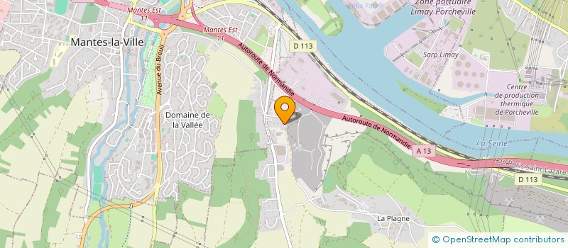 localisation de l'entreprise MONSIEUR LAURENT CHRISTIN  GUERVILLE