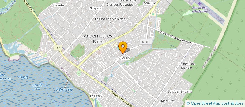 localisation de l'entreprise MONSIEUR LAURENT CIFUENTES à ANDERNOS-LES-BAINS