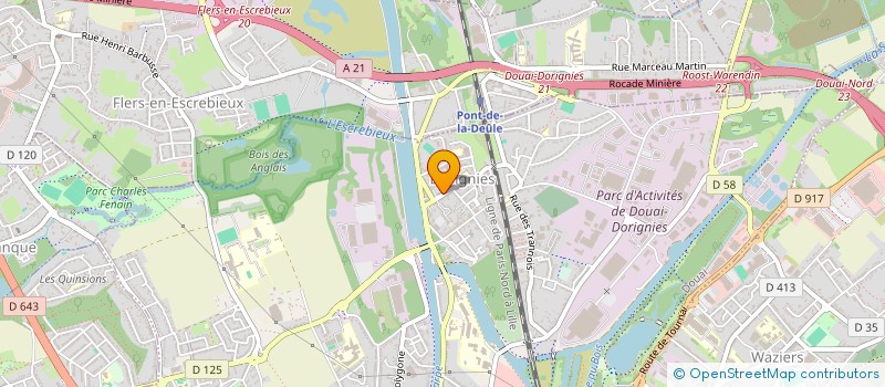 localisation de l'entreprise MONSIEUR LAURENT CILLIEZ à DOUAI