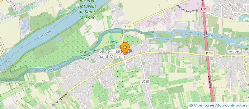 localisation de l'entreprise MONSIEUR LAURENT CIRADE à SAINT-HILAIRE-SAINT-MESMIN