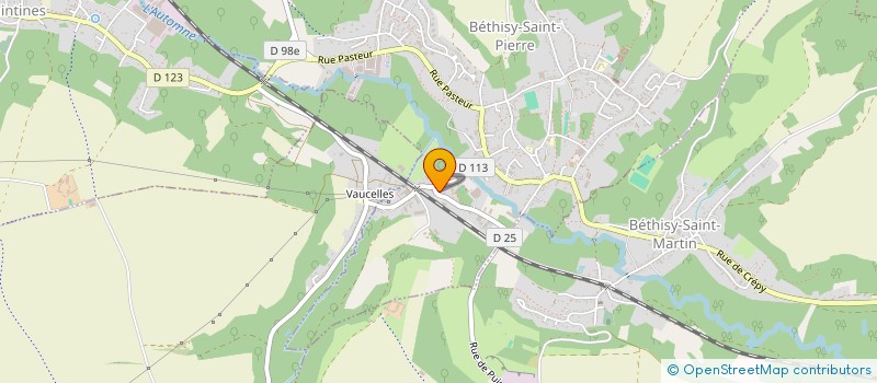 localisation de l'entreprise MONSIEUR LAURENT CISZEWSKI  BETHISY-SAINT-PIERRE