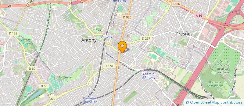 localisation de l'entreprise MONSIEUR LAURENT CIZERON à ANTONY