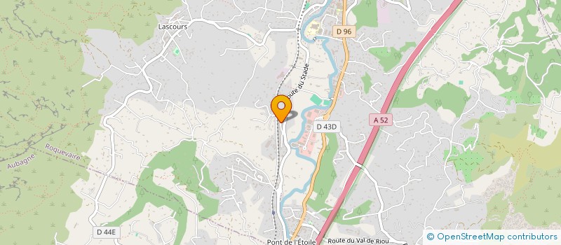 localisation de l'entreprise MONSIEUR LAURENT CLABAUT  ROQUEVAIRE