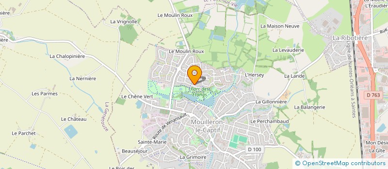 localisation de l'entreprise MONSIEUR LAURENT CLAMONT  MOUILLERON-LE-CAPTIF