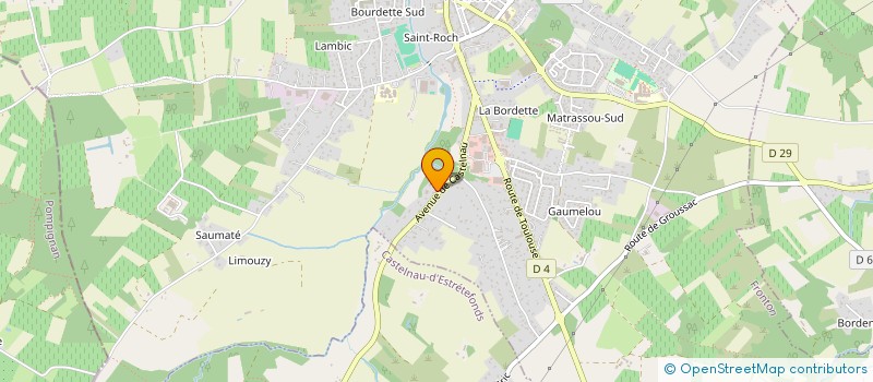 localisation de l'entreprise MONSIEUR LAURENT CLAPES  FRONTON