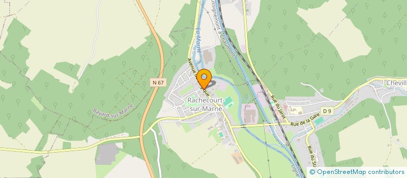 localisation de l'entreprise MONSIEUR LAURENT CLAUDE à RACHECOURT-SUR-MARNE