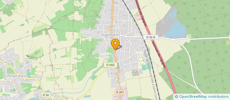 localisation de l'entreprise MONSIEUR LAURENT CLAUDE  HABSHEIM