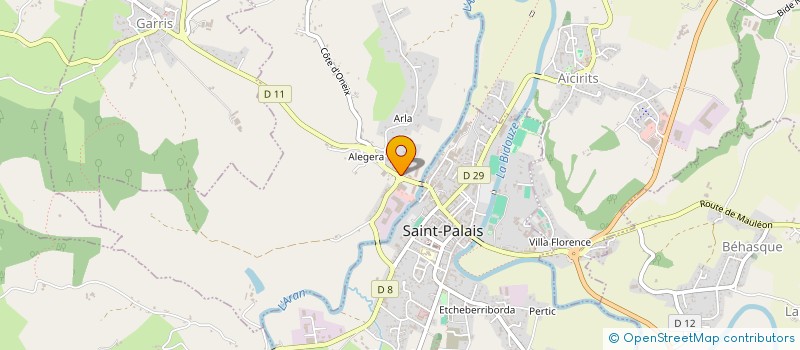 localisation de l'entreprise MONSIEUR LAURENT CLAUZEL  AMENDEUIX-ONEIX