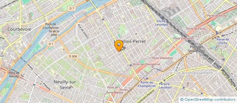 localisation de l'entreprise MONSIEUR LAURENT CLAVEL à LEVALLOIS-PERRET
