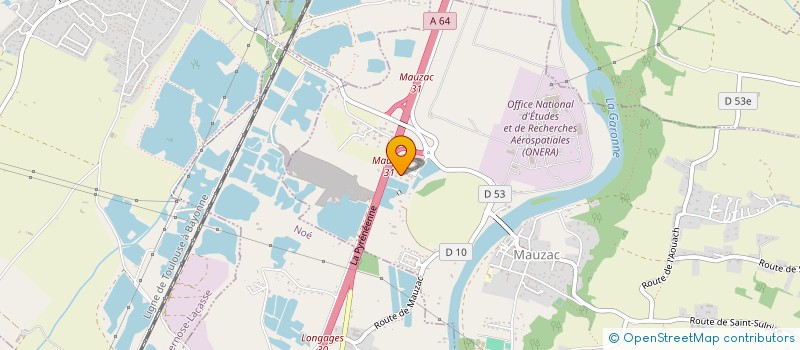 localisation de l'entreprise MONSIEUR LAURENT CLAVIE  MAUZAC