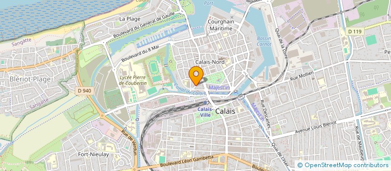 localisation de l'entreprise MONSIEUR LAURENT CLEMENT  CALAIS