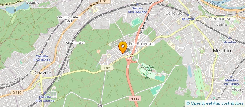 localisation de l'entreprise MONSIEUR LAURENT CLEMENT à SEVRES