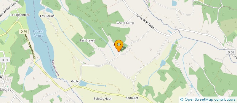 localisation de l'entreprise MONSIEUR LAURENT CLERIN  GENEBRIERES