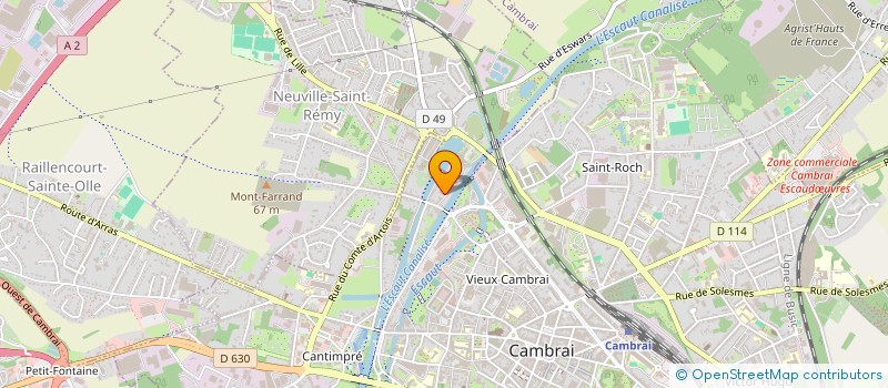 localisation de l'entreprise MONSIEUR LAURENT CLISSON  CAMBRAI