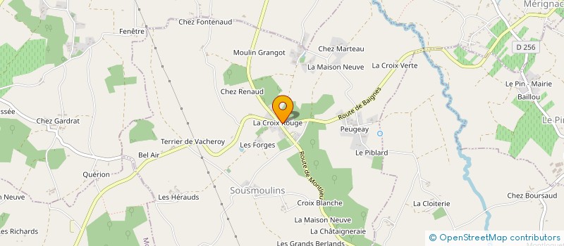 localisation de l'entreprise MONSIEUR LAURENT CLOCHARD  SOUSMOULINS