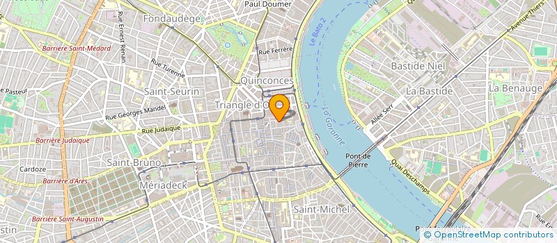 localisation de l'entreprise MONSIEUR LAURENT CLOS-COT  BORDEAUX