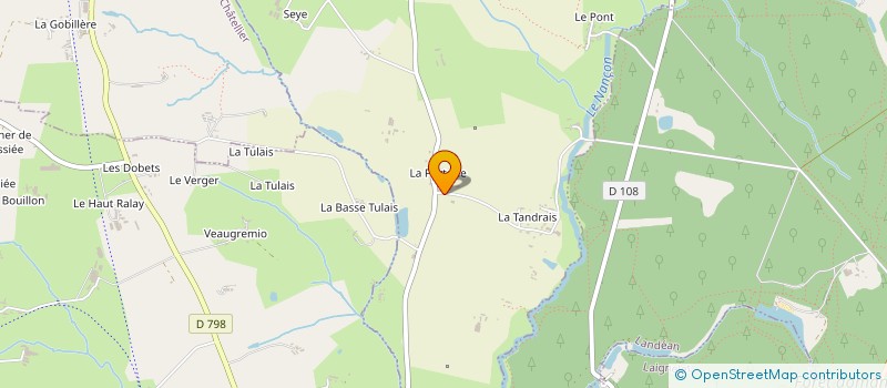 localisation de l'entreprise MONSIEUR LAURENT CLOSSAIS  PARIGNE