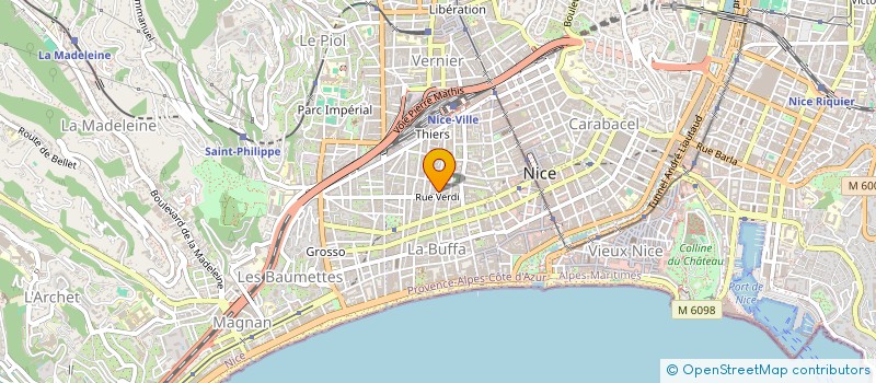 localisation de l'entreprise MONSIEUR LAURENT CLOT-DURBET à NICE