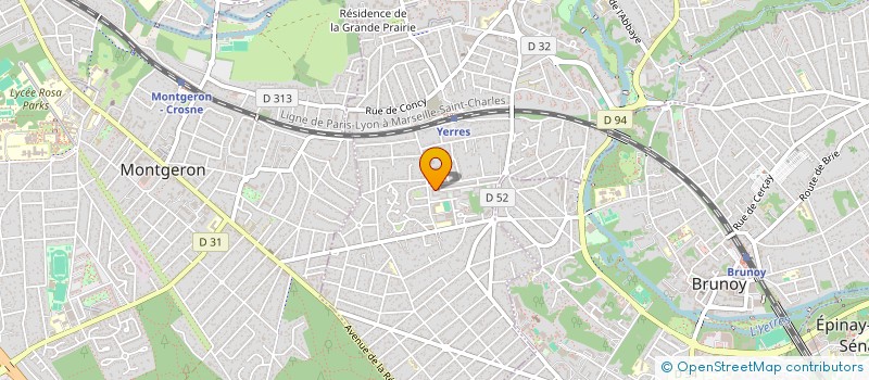 localisation de l'entreprise MONSIEUR LAURENT CLUZEAU  YERRES