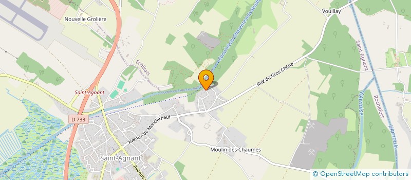 localisation de l'entreprise MONSIEUR LAURENT CLUZEL  SAINT-AGNANT