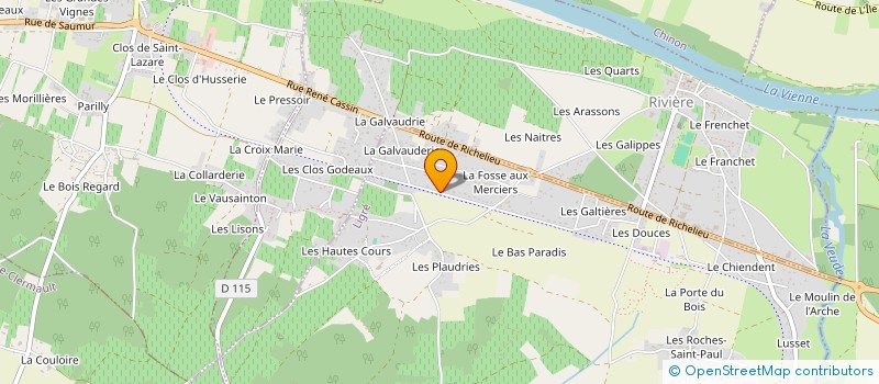 localisation de l'entreprise MONSIEUR LAURENT COCHENILLE  LIGRE