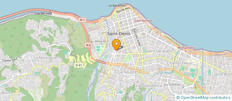 localisation de l'entreprise MONSIEUR LAURENT COCHET à SAINT-DENIS