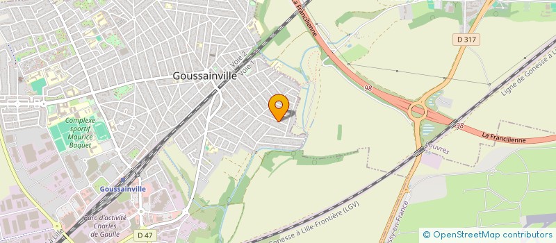localisation de l'entreprise MONSIEUR LAURENT COCHOIS à GOUSSAINVILLE