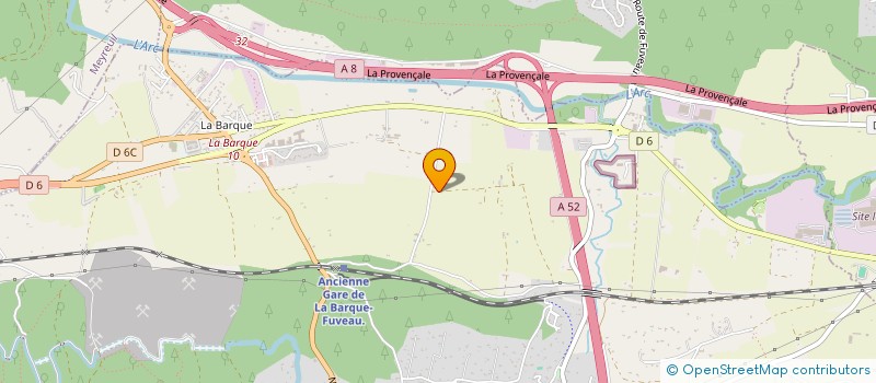 localisation de l'entreprise MONSIEUR LAURENT CODDE  FUVEAU