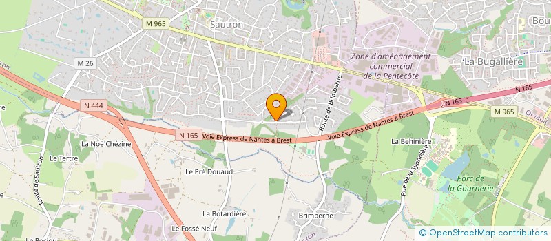localisation de l'entreprise MONSIEUR LAURENT CODET à SAUTRON
