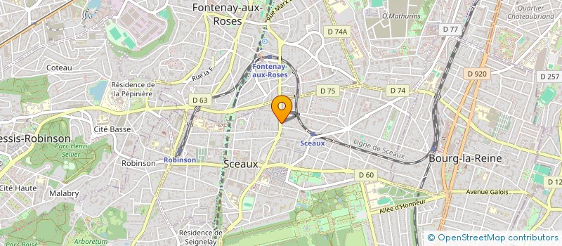 localisation de l'entreprise MONSIEUR LAURENT COEFFE à SCEAUX