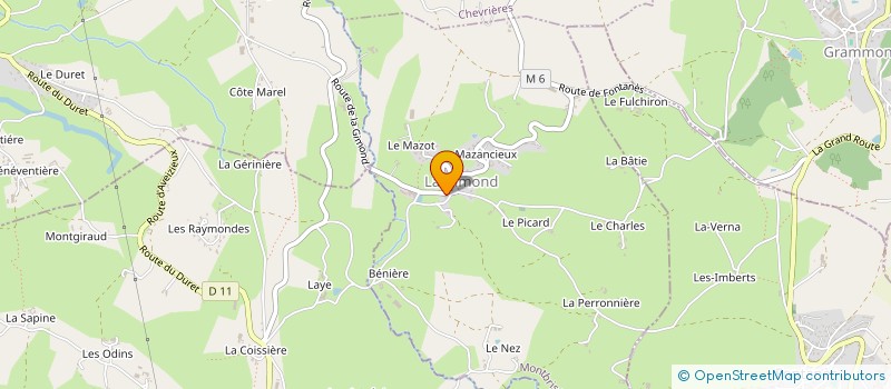 localisation de l'entreprise MONSIEUR LAURENT COGNET  LA GIMOND