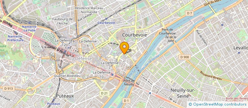 localisation de l'entreprise MONSIEUR LAURENT COHEN à COURBEVOIE