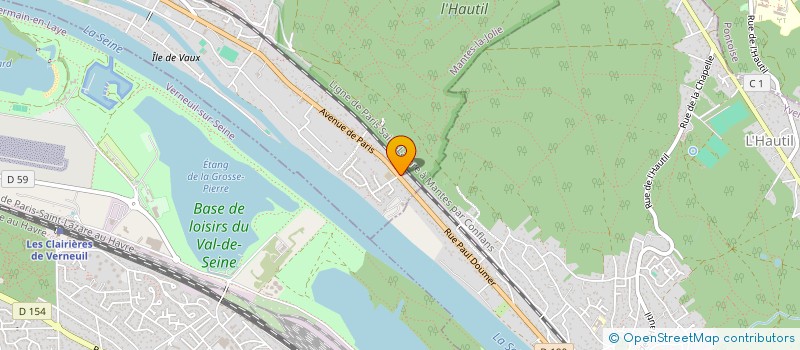 localisation de l'entreprise MONSIEUR LAURENT COIGNAC  VAUX-SUR-SEINE