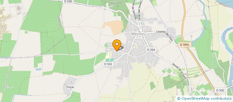 localisation de l'entreprise MONSIEUR LAURENT COIN  MEYNES