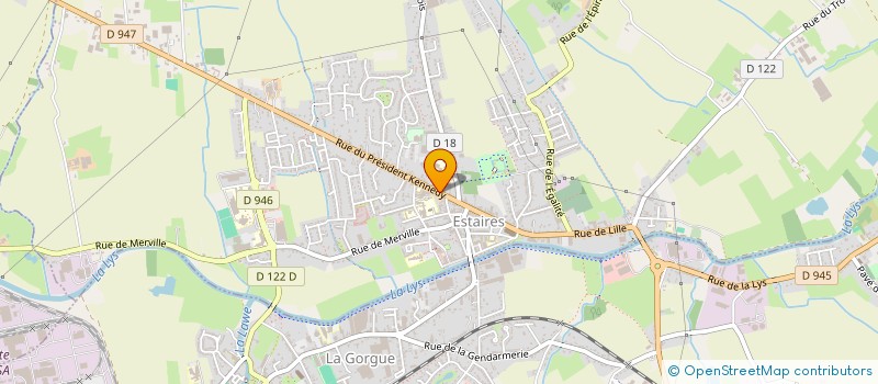 localisation de l'entreprise MONSIEUR LAURENT COKELAER  ESTAIRES