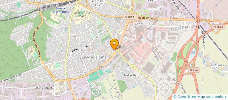 localisation de l'entreprise MONSIEUR LAURENT COLIN  EVREUX