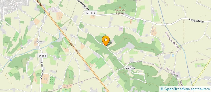 localisation de l'entreprise MONSIEUR LAURENT COLLANGE  ETOILE-SUR-RHONE