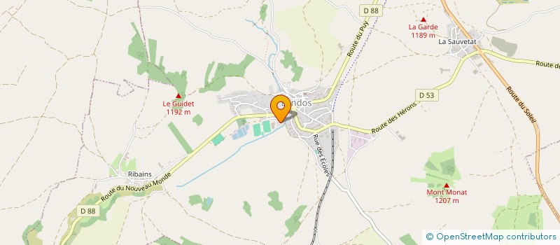 localisation de l'entreprise MONSIEUR LAURENT COLLIN  LANDOS