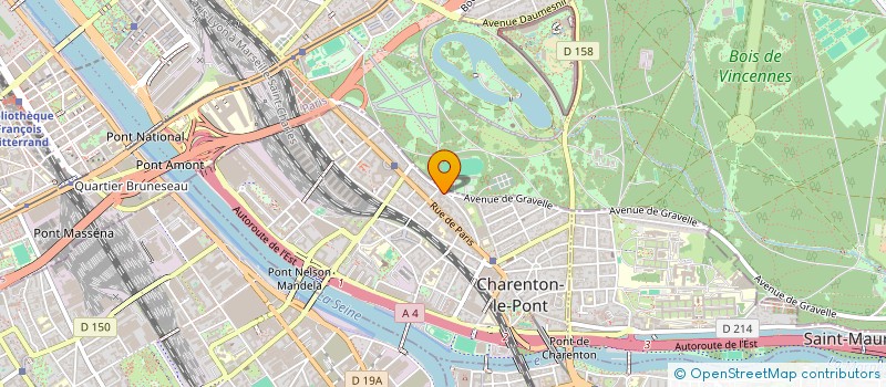 localisation de l'entreprise MONSIEUR LAURENT COLLOT à CHARENTON-LE-PONT