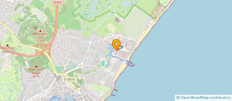 localisation de l'entreprise MONSIEUR LAURENT COLOMBO  AGDE
