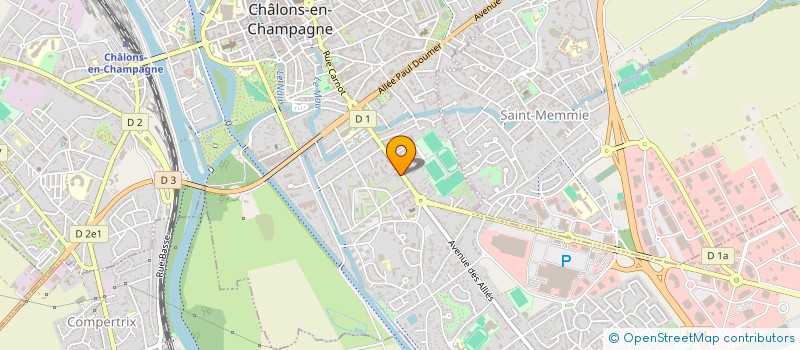 localisation de l'entreprise MONSIEUR LAURENT COLSON à CHALONS-EN-CHAMPAGNE