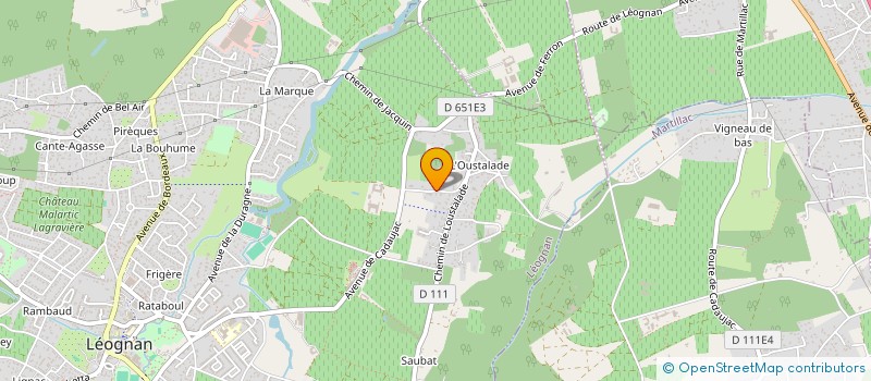 localisation de l'entreprise MONSIEUR LAURENT COM-NOUGUE  LEOGNAN