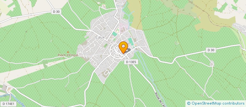 localisation de l'entreprise MONSIEUR LAURENT COMBES  CAUX