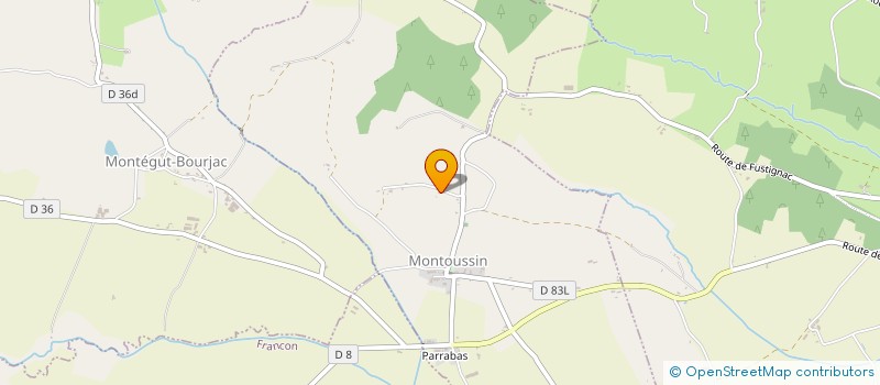 localisation de l'entreprise MONSIEUR LAURENT COMBES  LE FOUSSERET