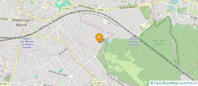 localisation de l'entreprise MONSIEUR LAURENT COMBESCOT  VILLIERS-SUR-MARNE