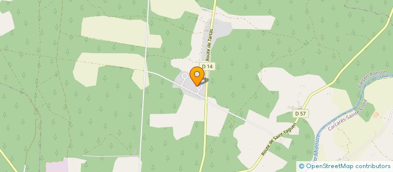 localisation de l'entreprise MONSIEUR LAURENT COMMET  CARCEN-PONSON